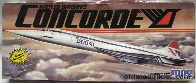 MPC 1/144 Concorde SST - British Airways (Airfix Molds), 1-4733 plastic model kit